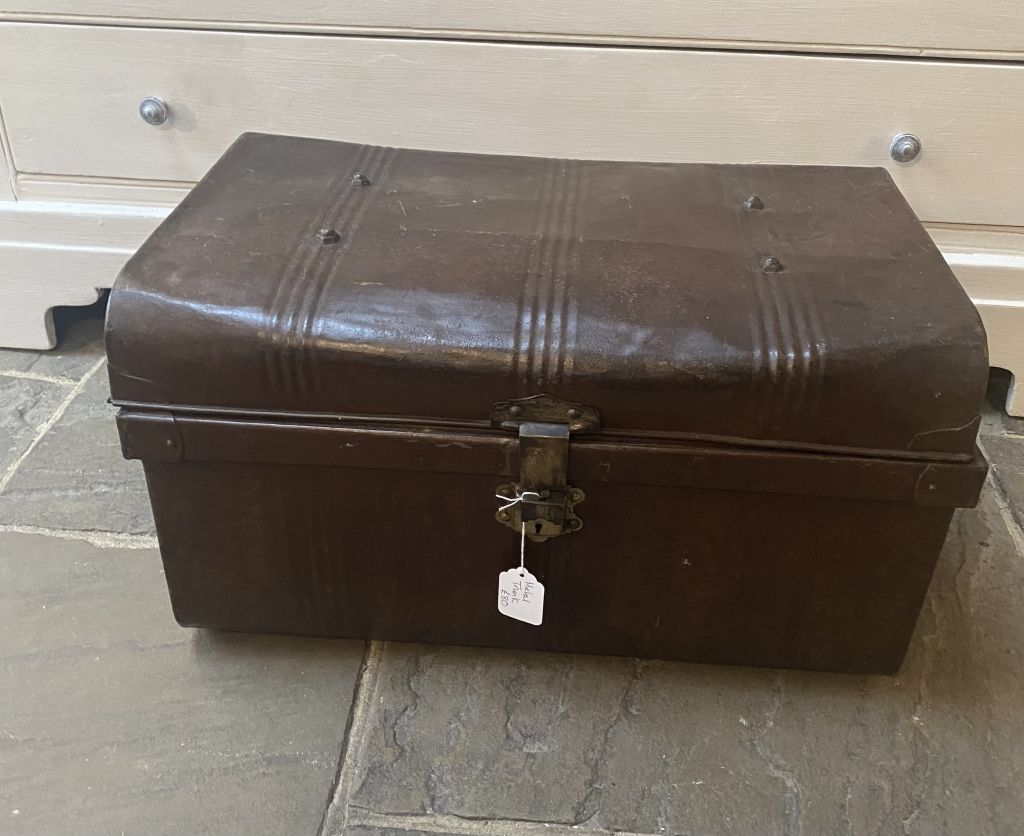 Vintage Metal Trunk