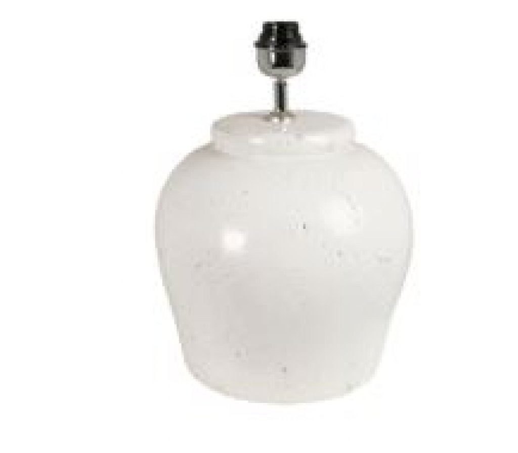 Ceramic Rustic White Lamp Base